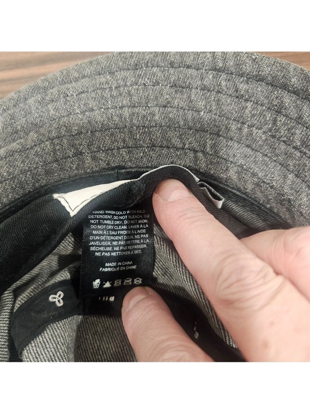 Tna Aritzia Grey Denim Bucket Hat - Size M/L Cottagecore Festival Sun Hat - Picture 5 of 5